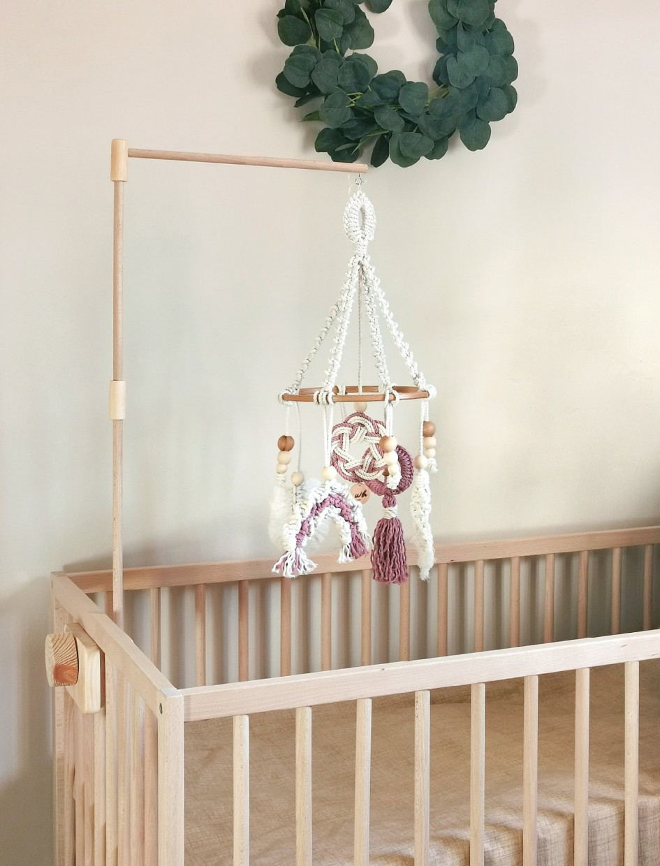 Handmade sales crib mobile